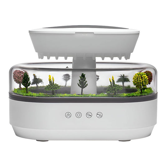 Raindrop - style aroma humidifier with lights,
