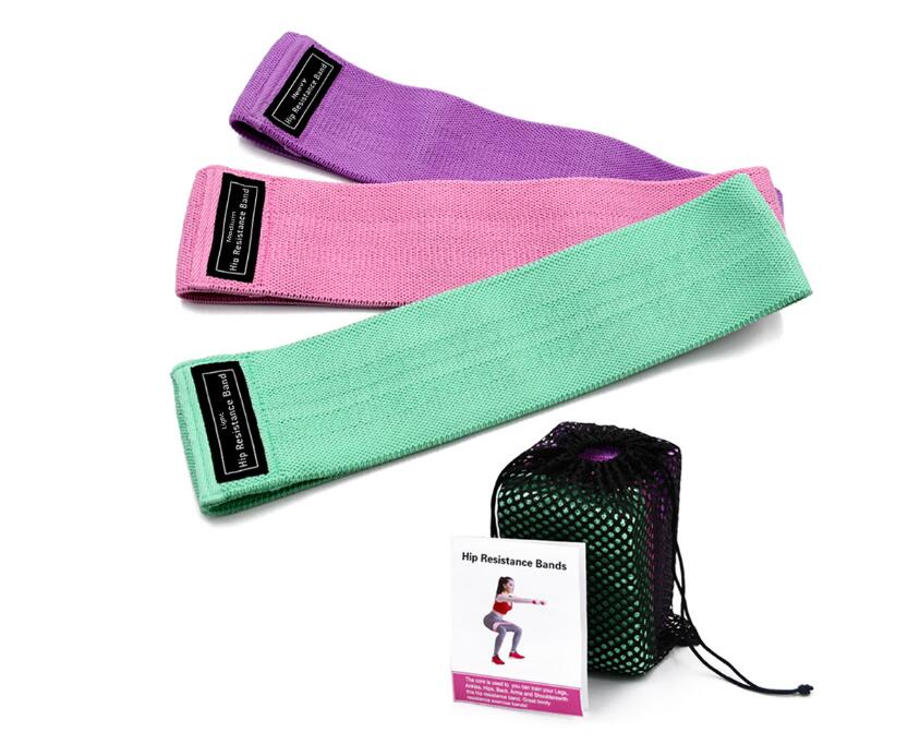 Resistance Bands 3-Piece Set Fitness Rubber Bands