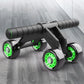 Foldable Abs Plastic Abdominal 4 Wheel Exercise