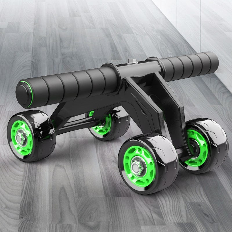 Foldable Abs Plastic Abdominal 4 Wheel Exercise