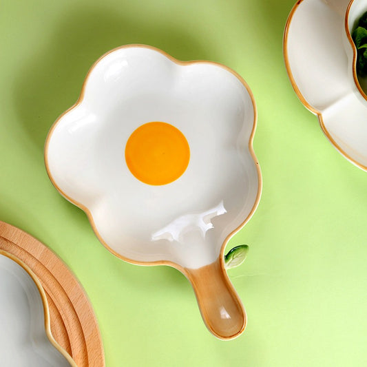 Creative Sun Egg Ceramic Bowl