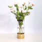 Glass vase modern transparent hydroponic flower vase home decoration ornaments