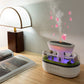 Raindrop - style aroma humidifier with lights,