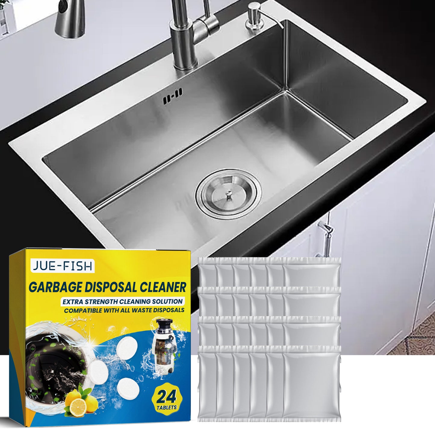 Jue-Fish Sink Cleaning Tablets
