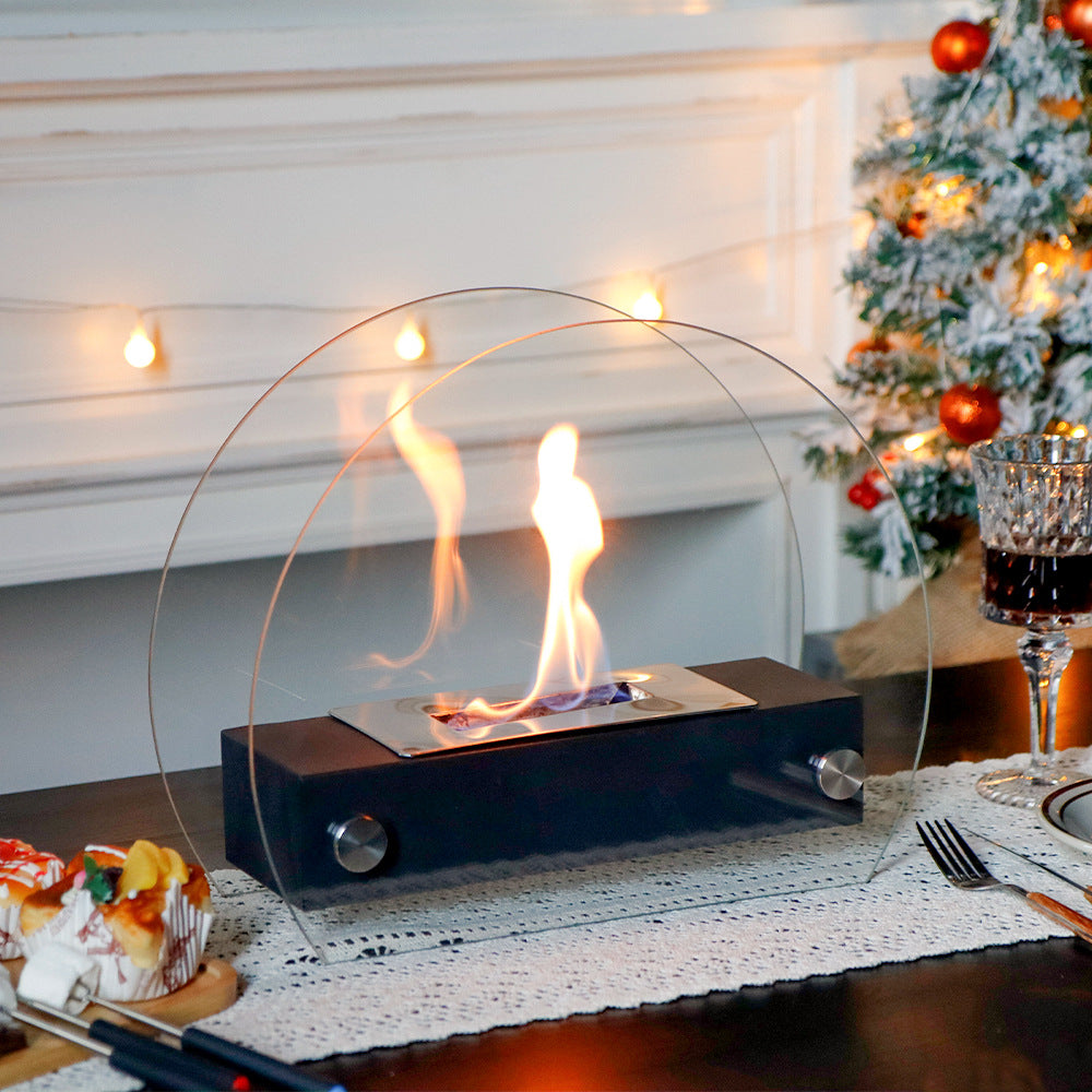 True fire carbon free desktop alcohol stove for home heating